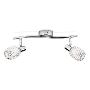 Philips Massive - Точковий світильник 2xG9/28W/230V блискучий хром