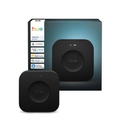 Philips - Мережевий міст Hue BRIDGE PRO, чорний