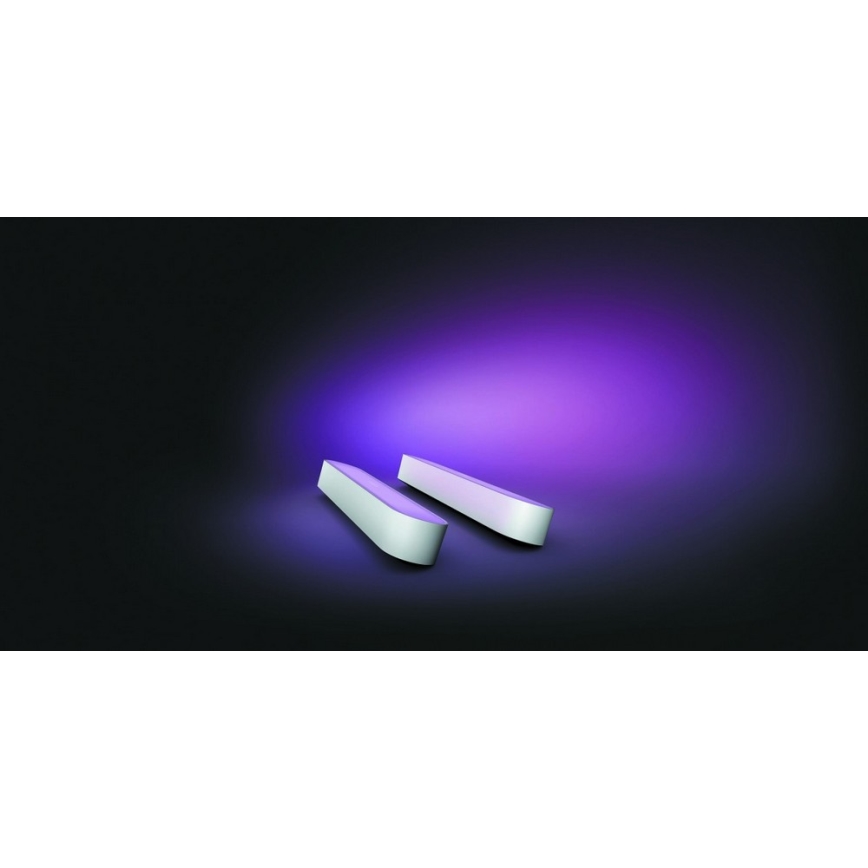 Philips - НАБІР 2x LED Настільна лампа з регульованою яскравістю Hue PLAY LED/6W/230V білий