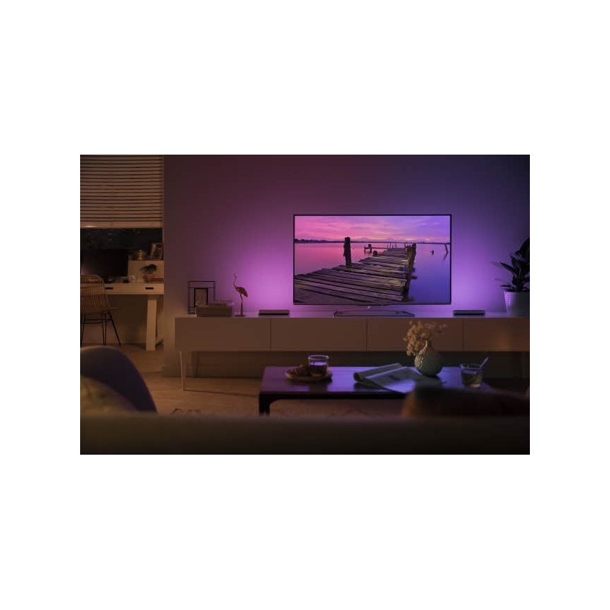 Philips - НАБІР 2x LED Настільна лампа з регульованою яскравістю Hue PLAY LED/6W/230V білий
