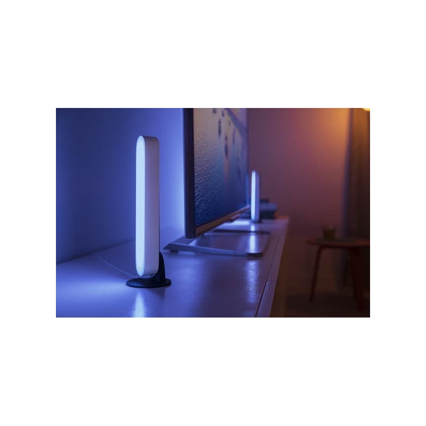 Philips - НАБІР 2x LED Настільна лампа з регульованою яскравістю Hue PLAY LED/6W/230V білий