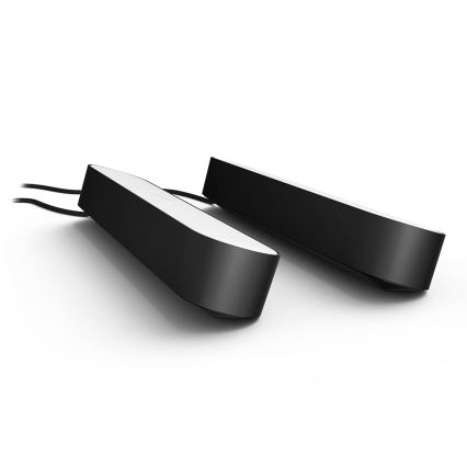 Philips - НАБІР 2x LED RGB Настільна лампа з регульованою яскравістю Hue PLAY WHITE AND COLOR AMBIANCE LED/6W/230V