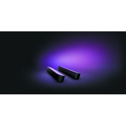 Philips - НАБІР 2x LED RGB Настільна лампа з регульованою яскравістю Hue PLAY WHITE AND COLOR AMBIANCE LED/6W/230V