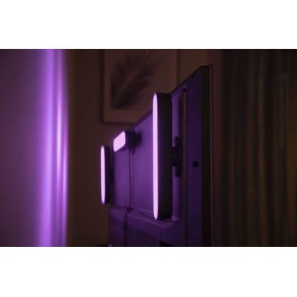 Philips - НАБІР 2x LED RGB Настільна лампа з регульованою яскравістю Hue PLAY WHITE AND COLOR AMBIANCE LED/6W/230V