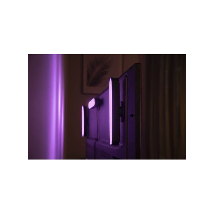 Philips - НАБІР 2x LED RGB Настільна лампа з регульованою яскравістю Hue PLAY WHITE AND COLOR AMBIANCE LED/6W/230V