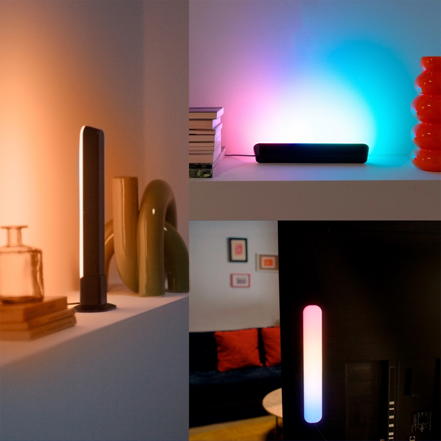 Philips - НАБІР 2x RGBIC LED затемнюваних світильників SMART GRADIENT LED/8Вт/230В 2700-6500К Wi-Fi