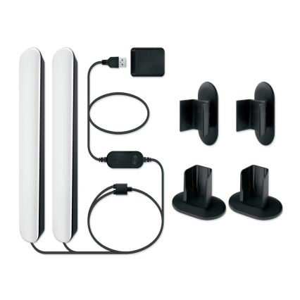 Philips - НАБІР 2x RGBIC LED затемнюваних світильників SMART GRADIENT LED/8Вт/230В 2700-6500К Wi-Fi