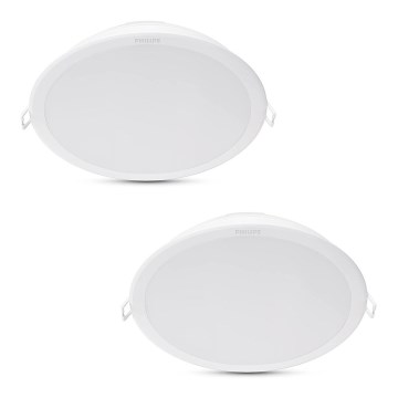 Philips - НАБІР 2x Світлодіодний вбудований світильник MESON LED/23,5W/230V 4000K