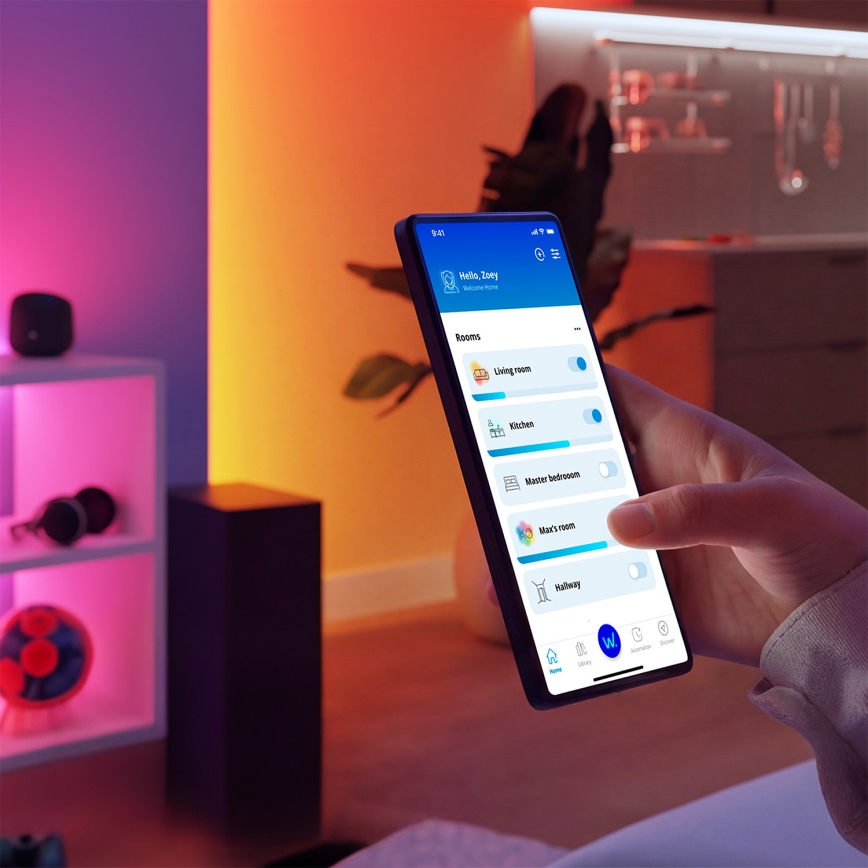 Philips - набір 2× розумних розеток SCHUKO 2300W + лічильник енергії Wi‑Fi