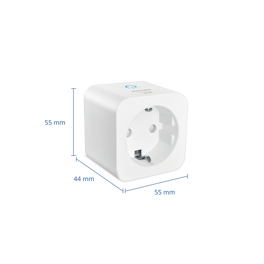 Philips - набір 2× розумних розеток SCHUKO 2300W + лічильник енергії Wi‑Fi