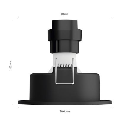 Philips - НАБІР 3x LED RGB Вбудований стельовий світильник з регулюванням яскравості Hue CENTURA 1xGU10/5,7W/230V 2000-6500K
