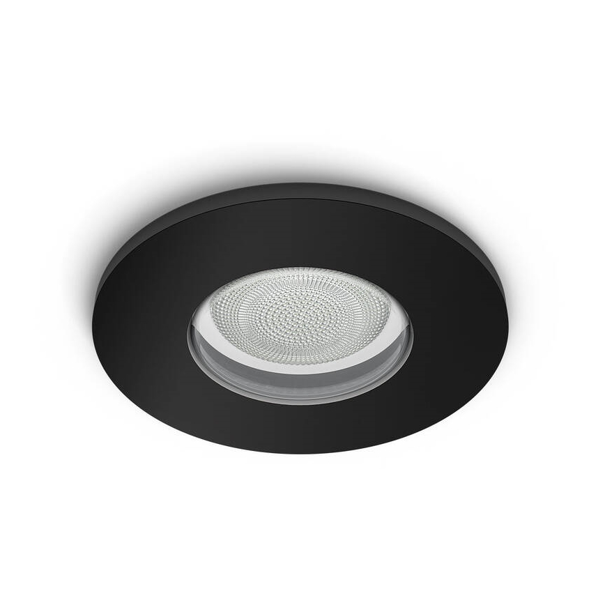 Philips-НАБІР 3x Вбудований стельовий LED RGBW світильник для ванної з регулюванням яскравості Hue XAMENTO 1xGU10/5,7W/230V 2200-6500K IP44