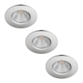 Philips - НАБІР 3x LED Світильник для ванної з регулюванням яскравості DIVE 1xLED/5,5W/230V IP65