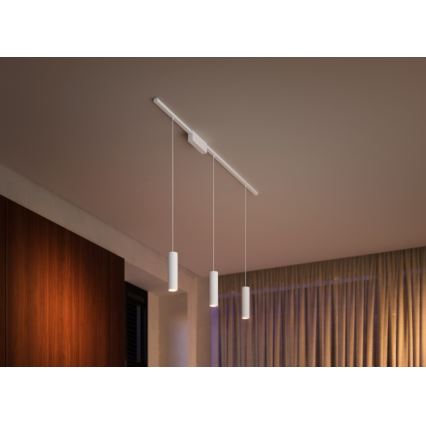 Philips - НАБІР 3x Підвісна LED RGB люстра з регулюванням яскравості для трекової системи Hue PERIFO LED RGB/15,6W/230V 2000-6500K