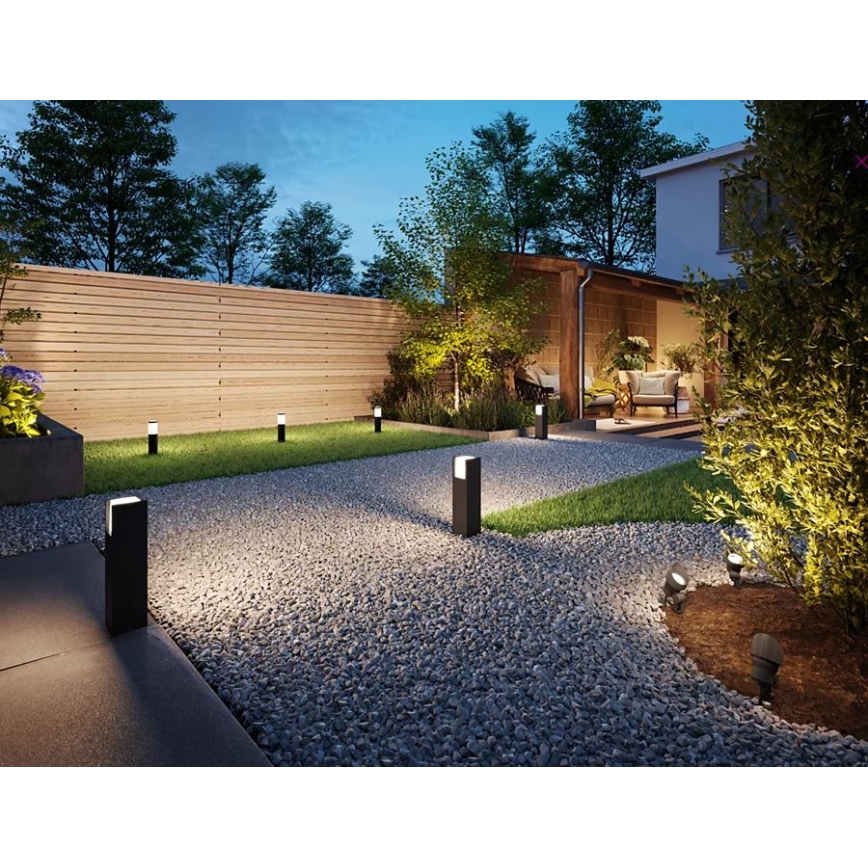 Philips - НАБІР 3x Світлодіодна вулична лампа GARDENLINK LED/24W/230V 2700K IP44