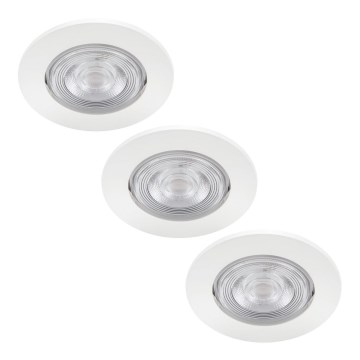 Philips - НАБІР 3x Світлодіодний вбудований світильник TARAGON LED/4,5W/230V 2700K