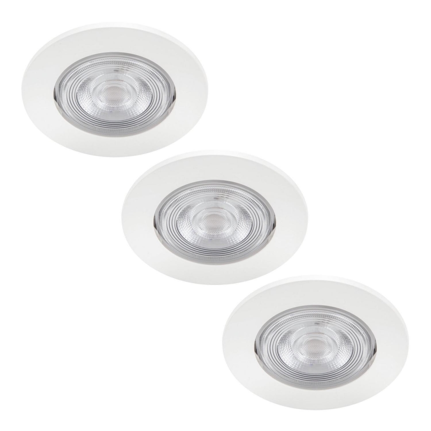 Philips - НАБІР 3x Світлодіодний вбудований світильник TARAGON LED/4,5W/230V 2700K