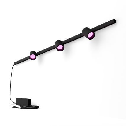 Philips - НАБІР 3x LED RGB світильник з регулюванням яскравості для трекової системи Hue PERIFO LED RGB/15,6W/230V 2000-6500K