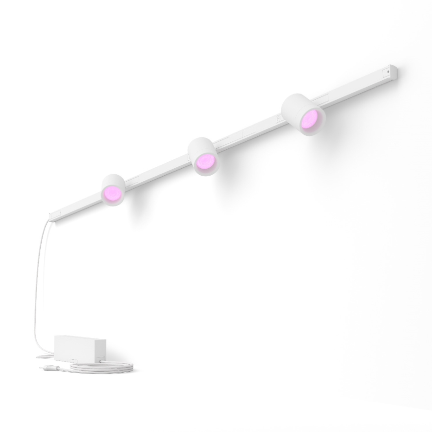 Philips -НАБІР 3xLED RGB світильник з регулюванням яскравості для трекової системи Hue PERIFO LED RGB/15,6W/230V 2000-6500K