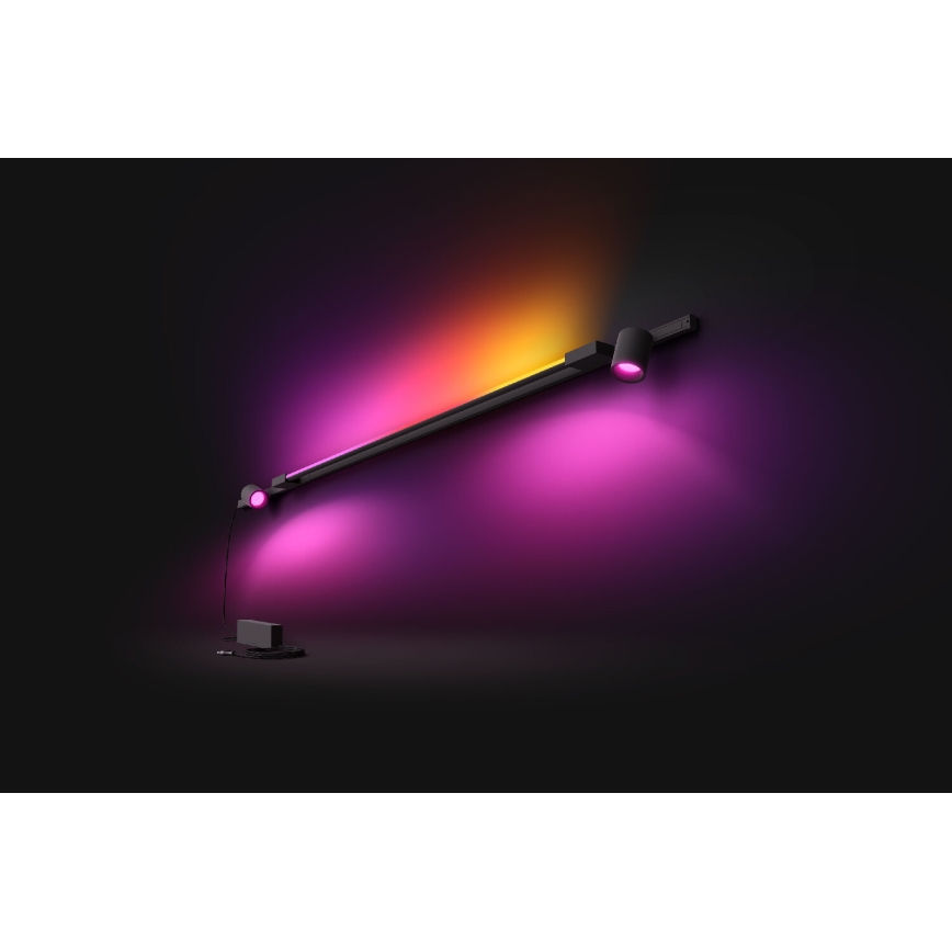 Philips - НАБІР 3xНастінний точковий LED RGB світильник з регулюванням яскравості для трекової системи Hue PERIFO LED/39,9W/230V 2000-6500K