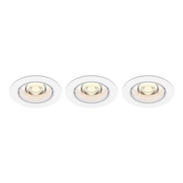 Philips -НАБІР 3xСтельовий вбудований LED світильник з регулюванням яскравості IMPALA Warm Glow LED/6W/230V