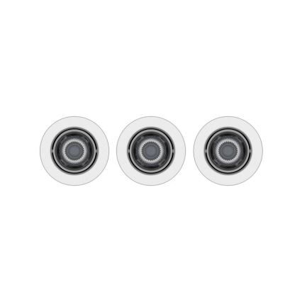 Philips -НАБІР 3xСтельовий вбудований LED світильник з регулюванням яскравості IMPALA Warm Glow LED/6W/230V