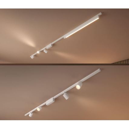 Philips  - НАБІР 4xТочковий LED RGB світильник з регулюванням яскравості для трекової системи Hue PERIFO LED RGB/20,8W/230V 2000-6500K