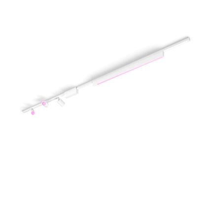 Philips - НАБІР 4xLED RGB світильник з регулюванням яскравості для трекової системи Hue PERIFO LED RGB/44,6W/230V 2000-6500K