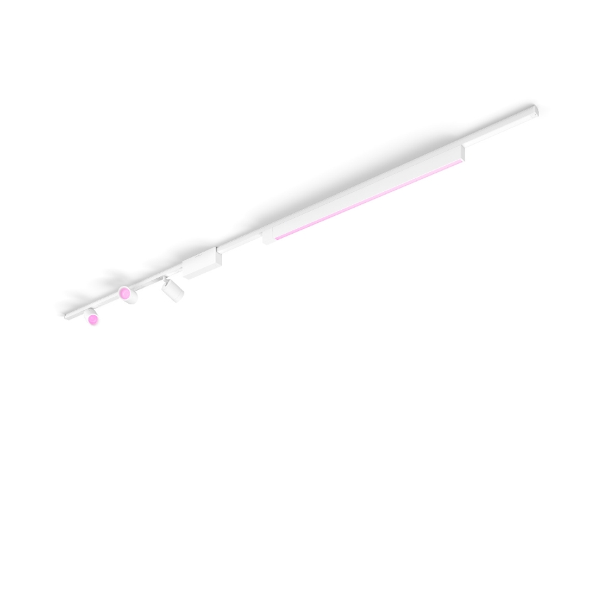 Philips - НАБІР 4xLED RGB світильник з регулюванням яскравості для трекової системи Hue PERIFO LED RGB/44,6W/230V 2000-6500K