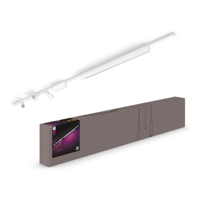 Philips - НАБІР 4xLED RGB світильник з регулюванням яскравості для трекової системи Hue PERIFO LED RGB/44,6W/230V 2000-6500K