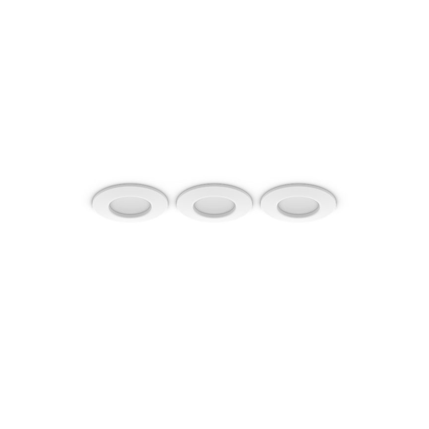 Philips - набір 3x LED RGBW затемнюваних вбудованих світильників для ванної Hue SLIM LED/8,3W/230V 1000-20000K білий P44