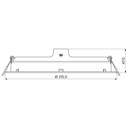 Philips - НАБОР 2x Светодиодный встроенный светильник MESON LED/23,5W/230V 4000K