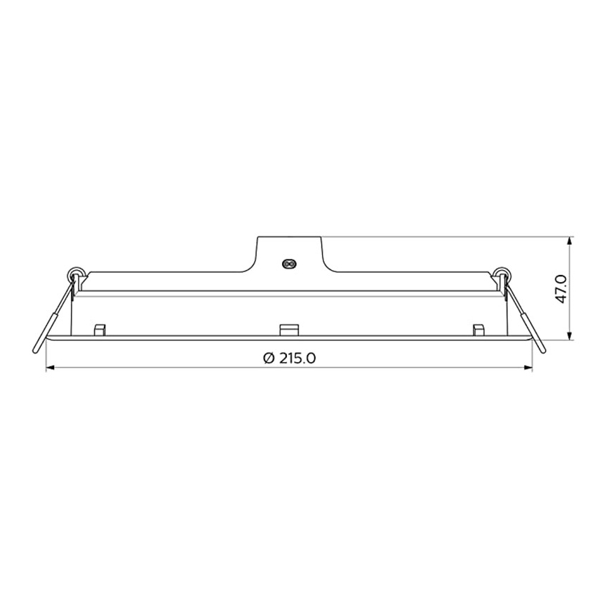 Philips - НАБОР 2x Светодиодный встроенный светильник MESON LED/23,5W/230V 4000K