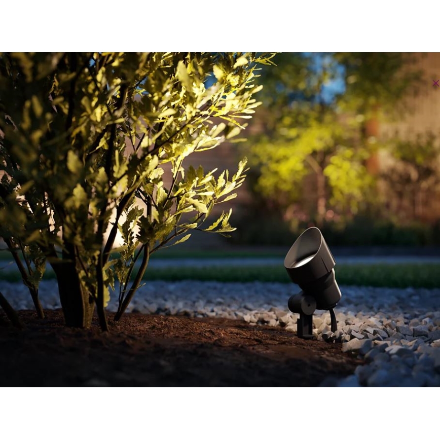 Philips - НАБОР из 3 светодиодных уличных точечных светильников LED/6Вт/230В 2700К IP44