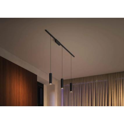 Philips - НАБОР 3x Светодиодная подвесная люстра с регулированием яркости для трековой систем Hue PERIFO LED/15,6W/230V 2000-6500K