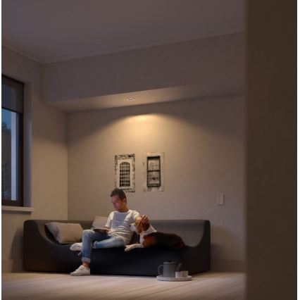 Philips - Набор 3x светодиодных диммируемых встраиваемых RGB-светильника Hue MILLISKIN 1xGU10/5,7W/230V 2200-6500K