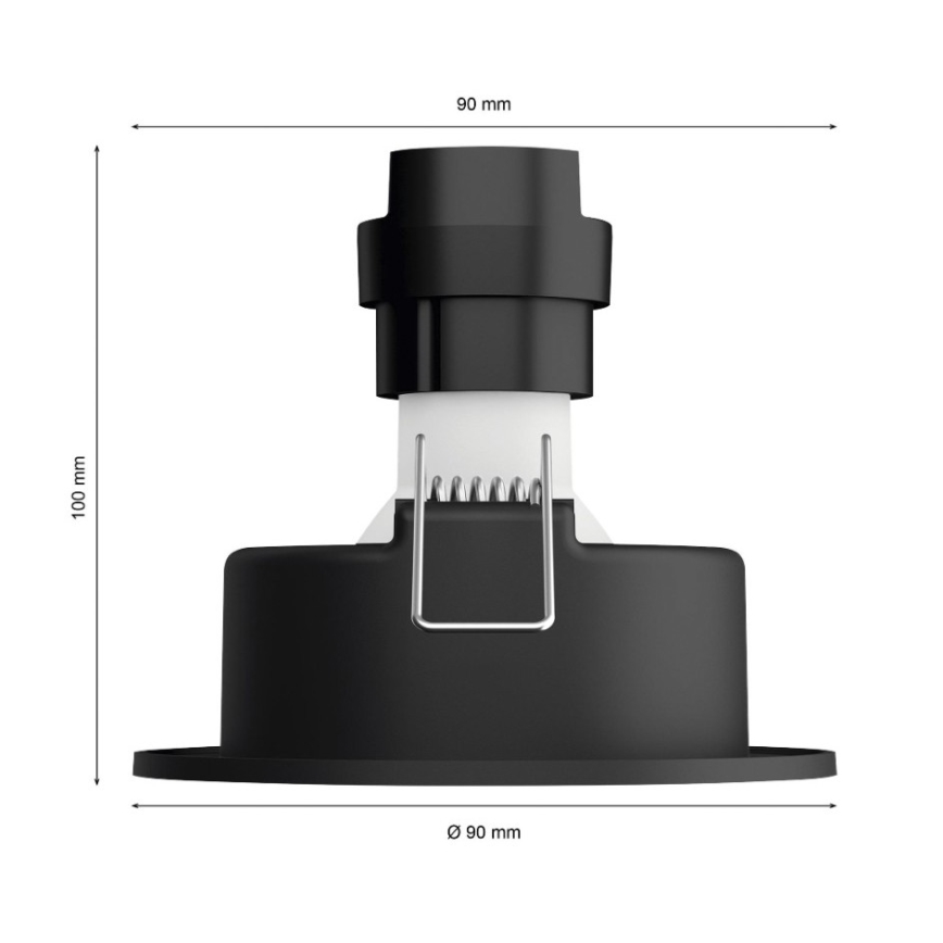 Philips - Набор 3x светодиодных диммируемых встраиваемых RGB-светильника Hue MILLISKIN 1xGU10/5,7W/230V 2200-6500K