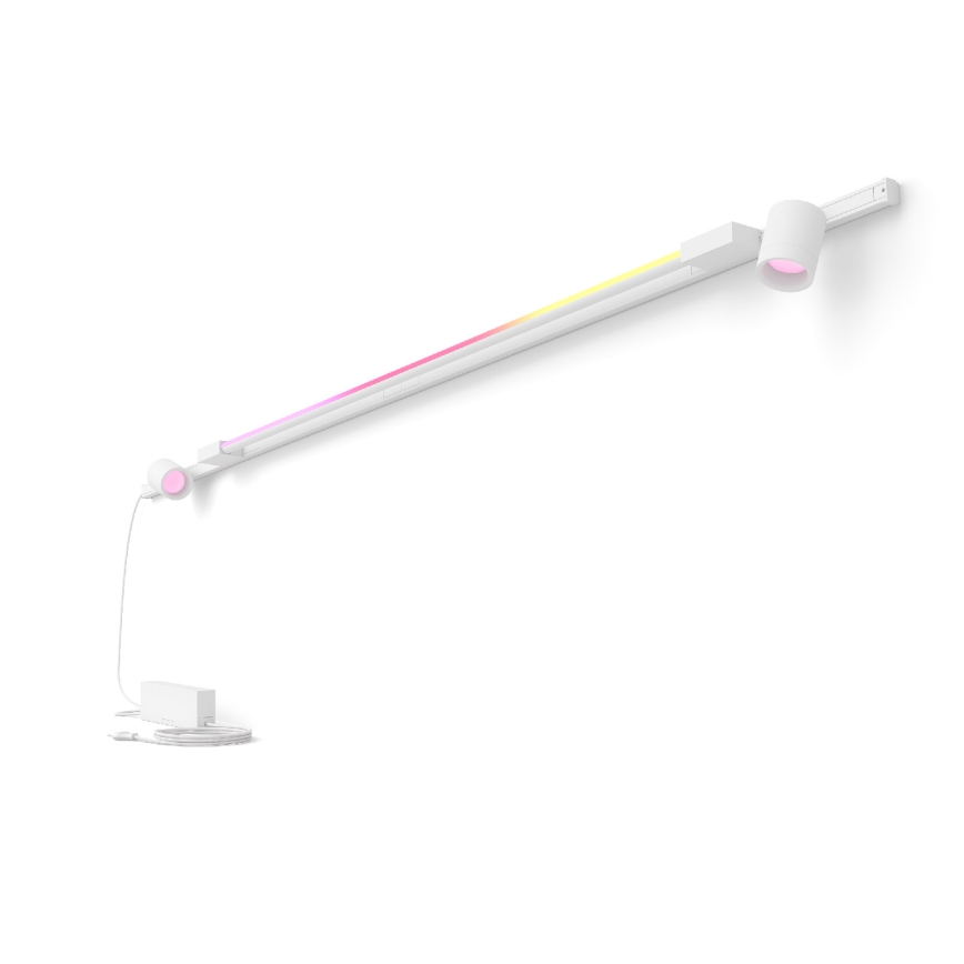 Philips - НАБОР 3x Светодиодный настенный точечный RGB-светильник с регулированием яркости для трековой системы Hue PERIFO LED/39,9W/230V 2000-6500K