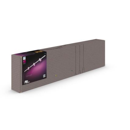 Philips - НАБОР 3x Светодиодный светильник с регулированием яркости для трековой системы Hue PERIFO LED RGB/15,6W/230V 2000-6500K