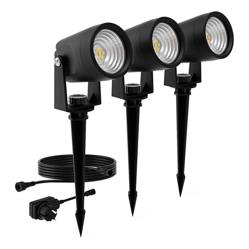 Philips - НАБОР 3x Светодиодный уличный светильник GARDENLINK REUEL LED/1,5W/230V 2700K IP44