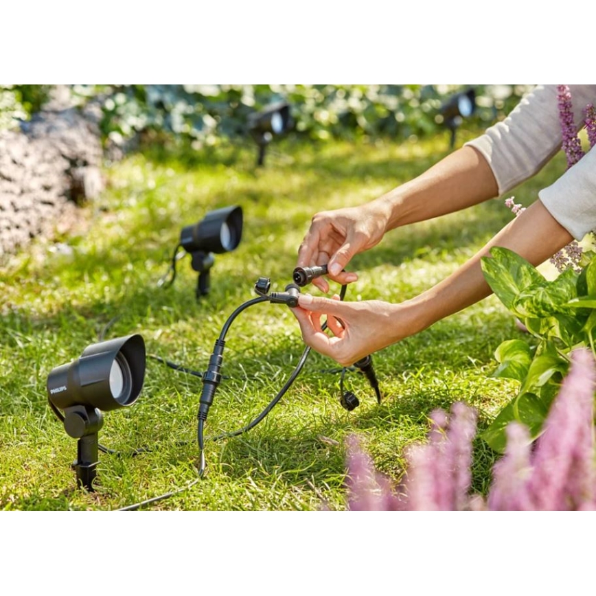 Philips - НАБОР 3x Светодиодный уличный точечный светильник LED/6W/230V 2700K IP44