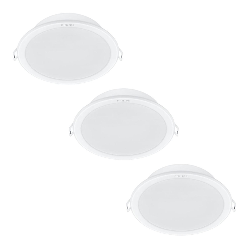 Philips - НАБОР 3x Светодиодный встроенный светильник LED/5,5W/230V