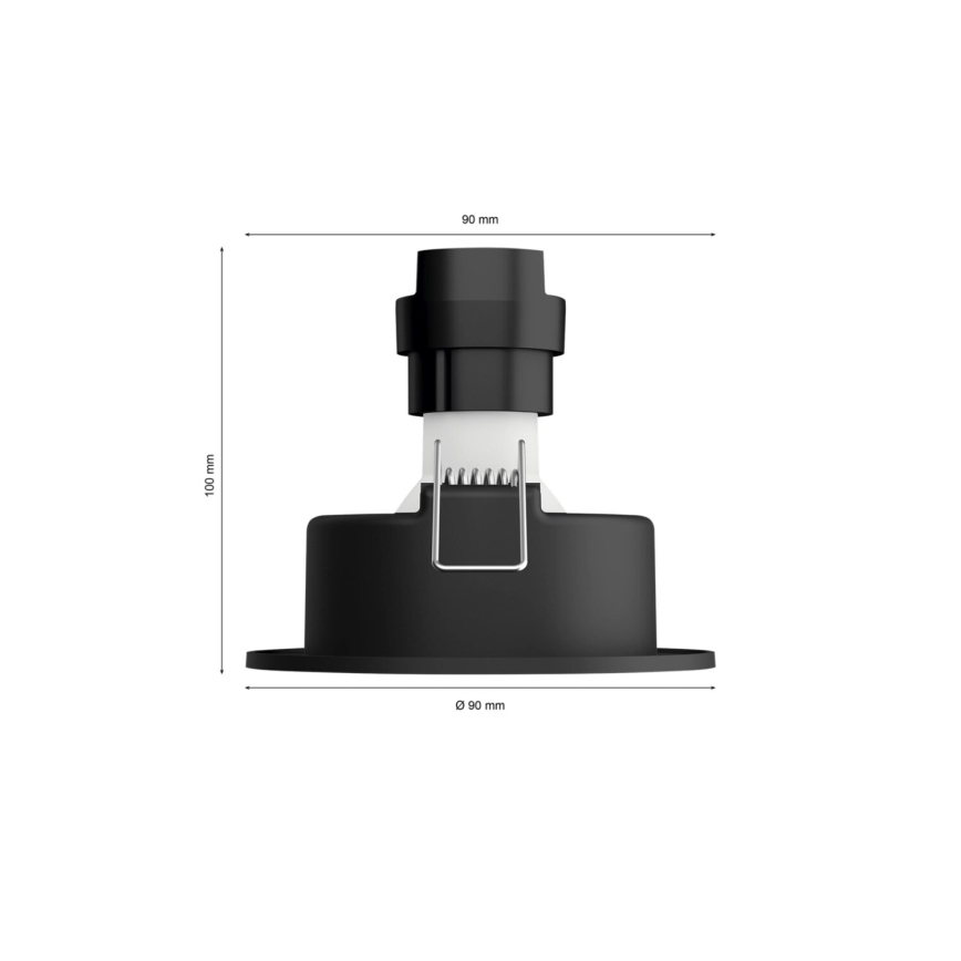 Philips - НАБОР 3xLED RGBW Встраиваемые регулируемые светильники Hue CENTURA 1xGU10/4,2W/230V 2000-6500K