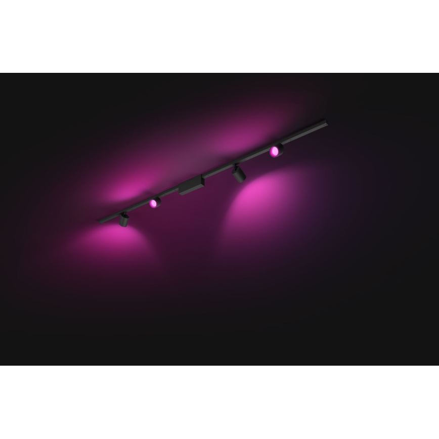 Philips  - НАБОР 4x Светодиодный точечный RGB-светильник с регулированием яркости для трековой системы Hue PERIFO LED/20,8W/230V 2000-6500K