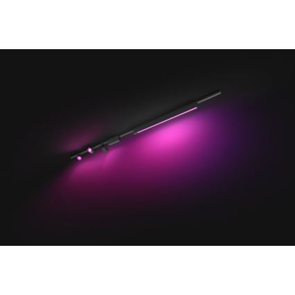 Philips - НАБОР 4x Светодиодный светильник с регулированием яркости для трековой системы Hue PERIFO LED RGB/44,6W/230V 2000-6500K
