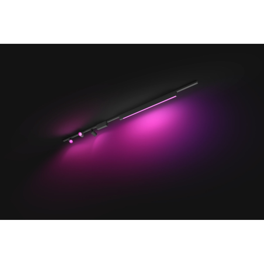 Philips - НАБОР 4x Светодиодный светильник с регулированием яркости для трековой системы Hue PERIFO LED RGB/44,6W/230V 2000-6500K