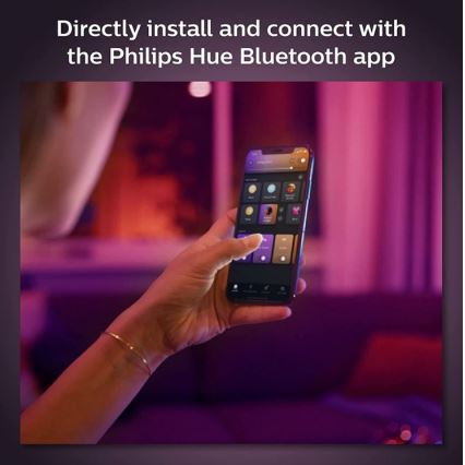 Philips - НАБОР 4x Светодиодный светильник с регулированием яркости для трековой системы Hue PERIFO LED RGB/44,6W/230V 2000-6500K