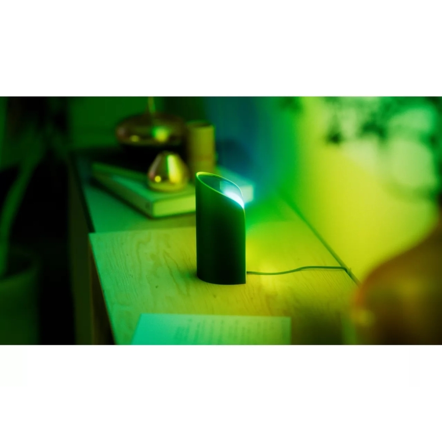 Philips - набор из 2 шт. RGBW светодиодных диммируемых проекционных светильников Hue PLAY, LED, 20 Вт, 230 В, 2000–6500 К, черный