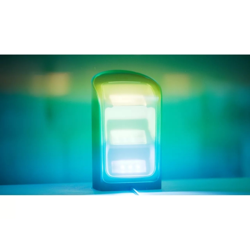 Philips - набор из 2 шт. RGBW светодиодных диммируемых проекционных светильников Hue PLAY, LED, 20 Вт, 230 В, 2000–6500 К, черный