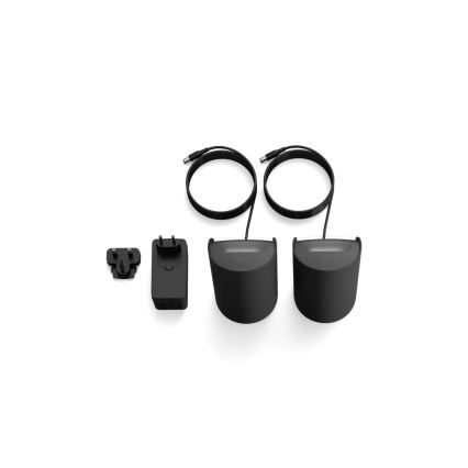 Philips - набор из 2 шт. RGBW светодиодных диммируемых проекционных светильников Hue PLAY, LED, 20 Вт, 230 В, 2000–6500 К, черный